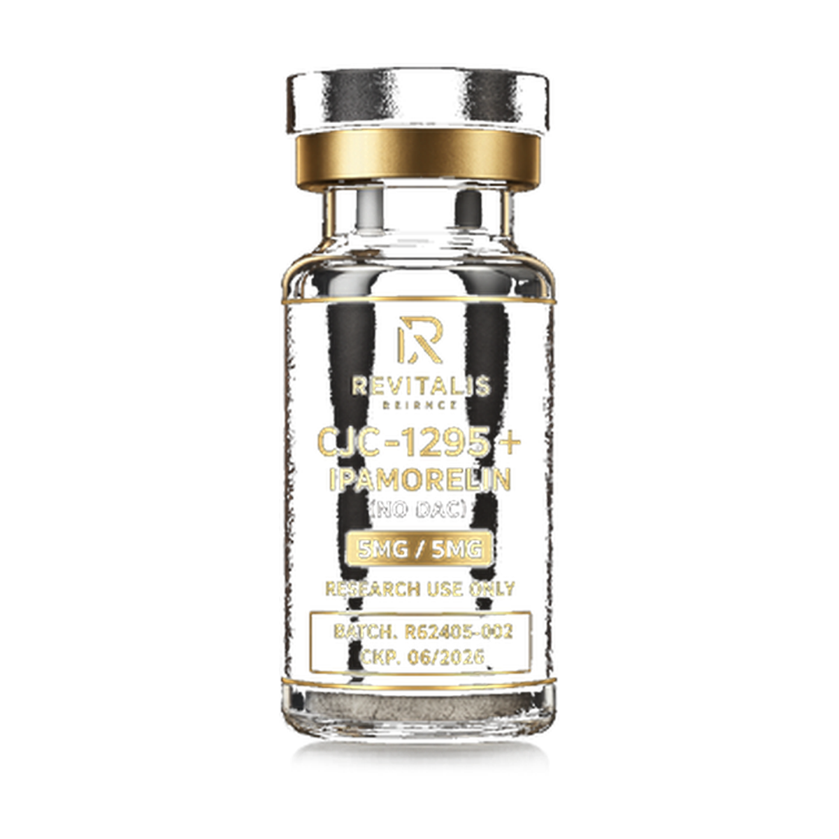 CJC-1295 plus Ipamorelin research compound vial