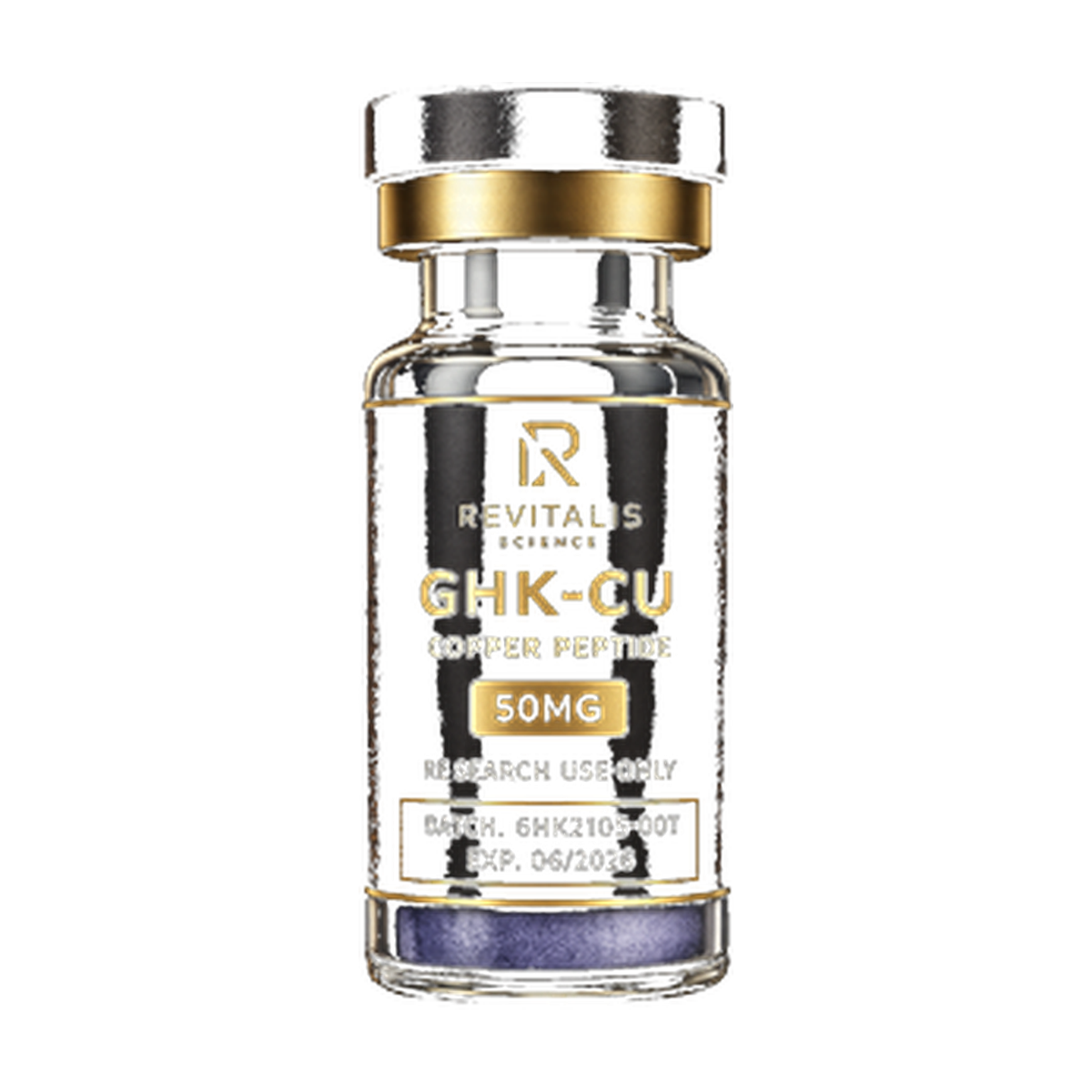 GHK-Cu 50mg research compound vial